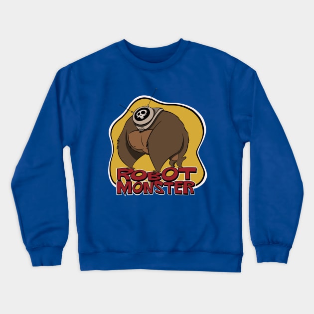 Robot Monster Crewneck Sweatshirt by westinchurch